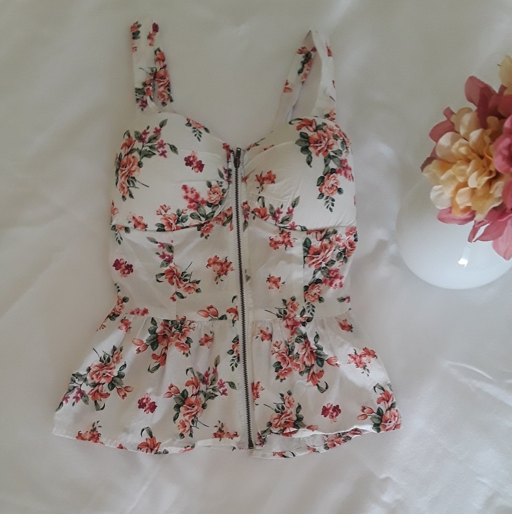 Blusa floreada